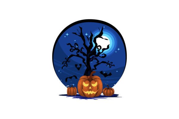 Download Scary Halloween Pumpkin in Tree Night - Halloween pumpkin Collection