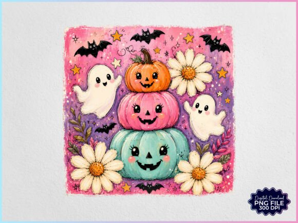 Download Cute Halloween Pumpkin Ghost PNG - Halloween pumpkin Collection